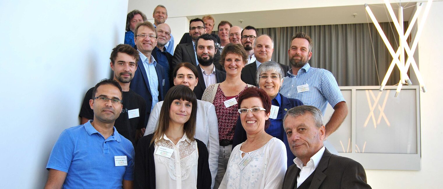 Ökoprofit-Mülheim: Teilnehmer, Initiatoren und Kooperationspartner beim offiziellen Auftakt am 14. Juni 2017 in der Stadtbibliothek Mülheim 