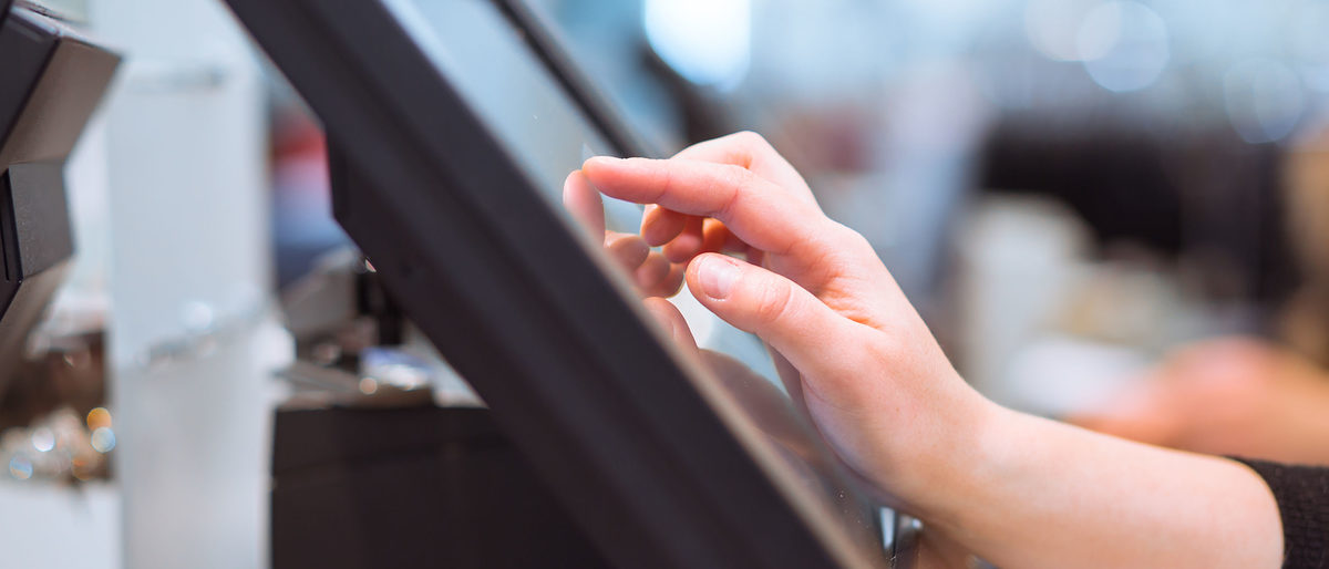 Kassenführung Touchscreen