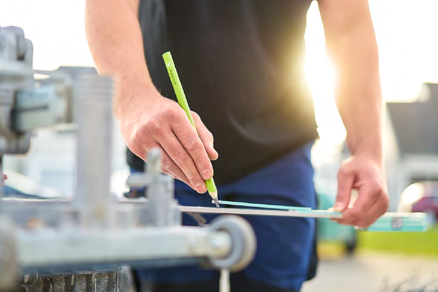 Detailfoto mit Situation aus dem betreffenden Gewerk